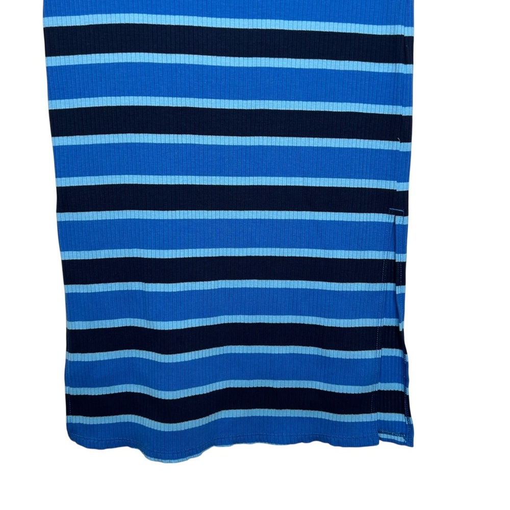 Aerie Ribbed Striped Pull on Midi Skirt - Small - Picture 5 of 12